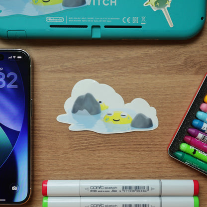 LEMON FRIENDS HOT SPRING STICKER