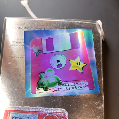 RETRO DREAMS FLOPPY DISK STICKER
