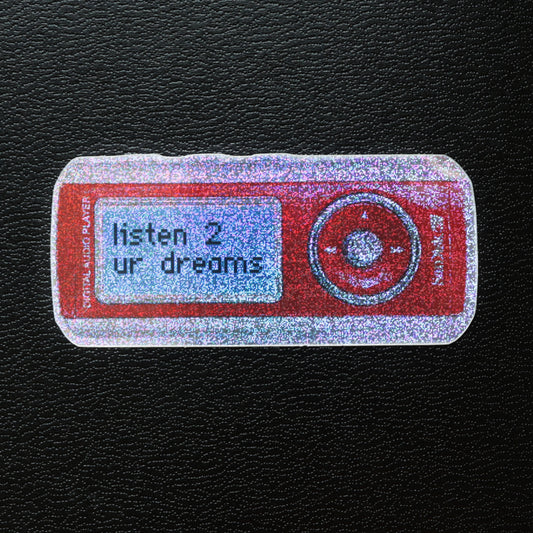 RETRO DREAMS 2000'S MP3 PLAYER STICKER