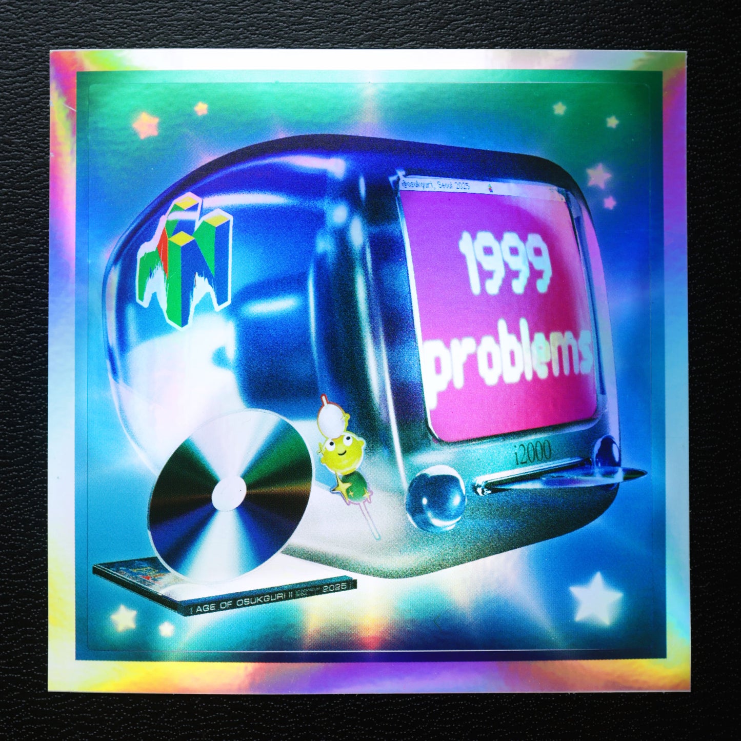 RETRO DREAMS DREAMY iMAC STICKER