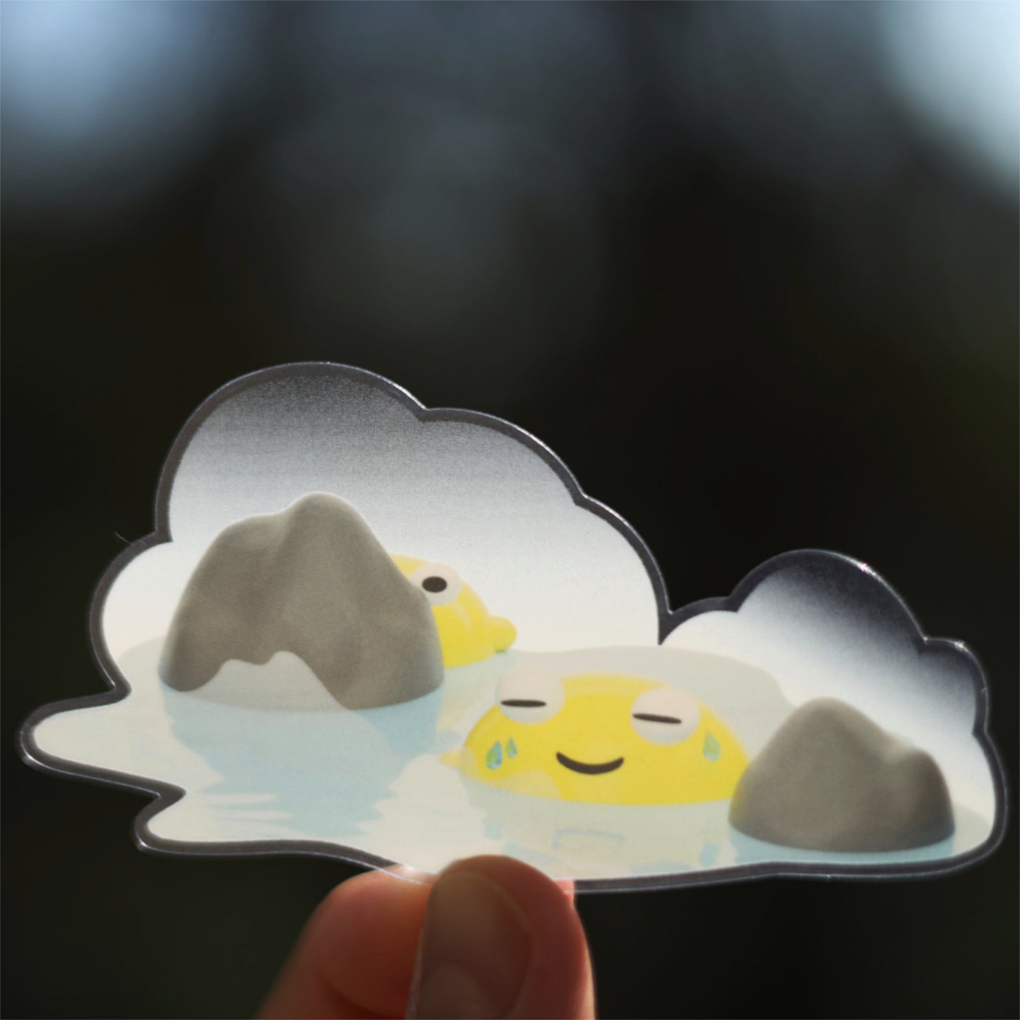 LEMON FRIENDS HOT SPRING STICKER