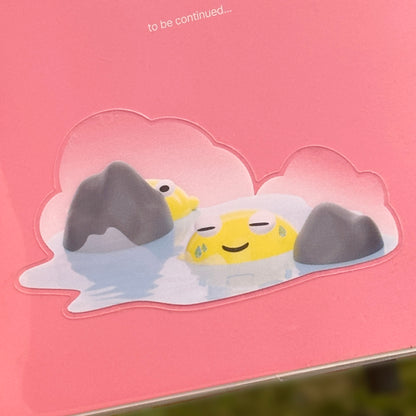 LEMON FRIENDS HOT SPRING STICKER